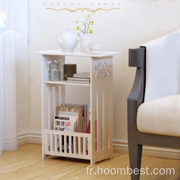 Étagère de rangement moderne de chambre à coucher de salon